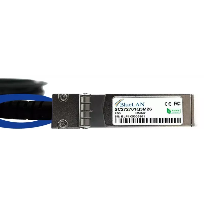 BlueOptics SFP-H25G-CU3M InfiniBand/kiudoptiline kaabel 3 m SFP28 Must