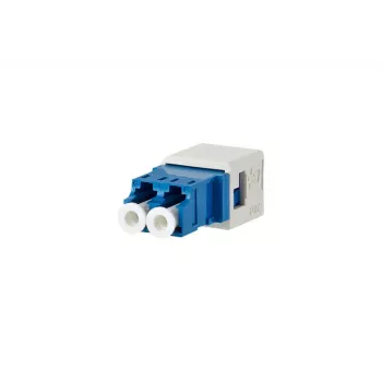 Fiiberoptiline adapter METZ CONNECT 1402L00820MI LC/SM sinine valge keraamiline