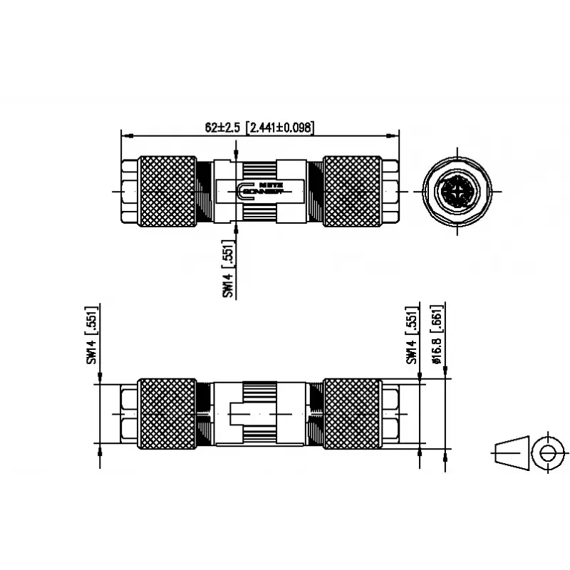 Traadiühendus BTR NETCOM 130863-02-E