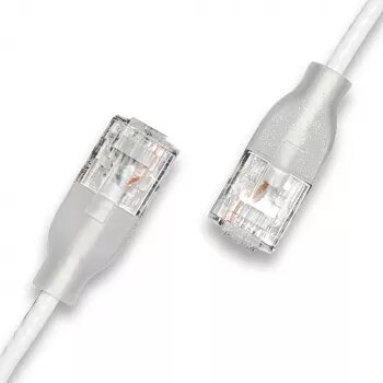 Võrgukaabel Wantec 7408 RJ45 Cat6a 5m Valge