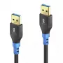 USB-kaabel PureLink FI-U310-003 USB 3.2 Gen 1 0,3 m USB A Must Sinine
