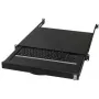 Klaviatuur AIXCASE AIX-19K1UKDETB-B USB PS/2 QWERTZ Saksa Must
