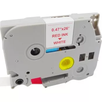 MediaRange plastikust lindikassett Brother TZ-232 12mm 8m punane valgel
