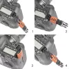 Genius C-Rope Traveler kaamerarihm digikaameratele, nailon, must/punane, max pikkus 125 cm