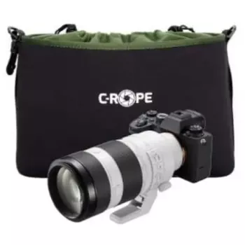 Kotikott C-Rope CRP-CNB-XL-BLK-2 must roheline õlarihmaga