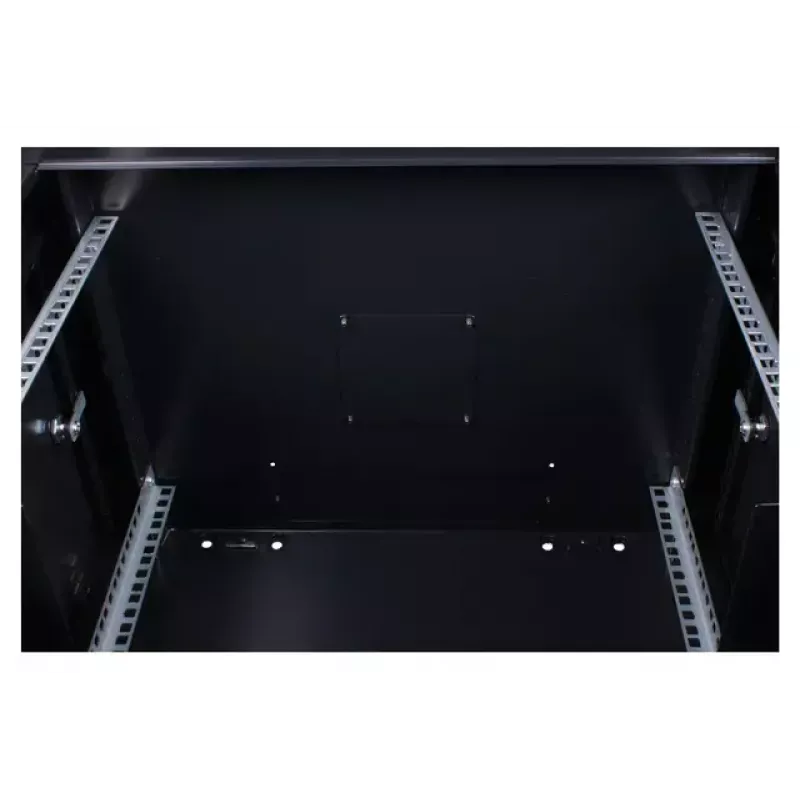 Seinale kinnitatav rack Rockstable RS19-6418 18U 19-tolline karastatud klaas