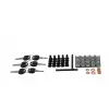 Rockstable 18U 19-tolline seinale paigaldatav rack must RS19-6418S