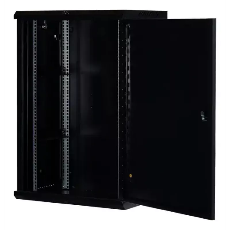 Rockstable 18U 19-tolline seinale paigaldatav rack must RS19-6418S