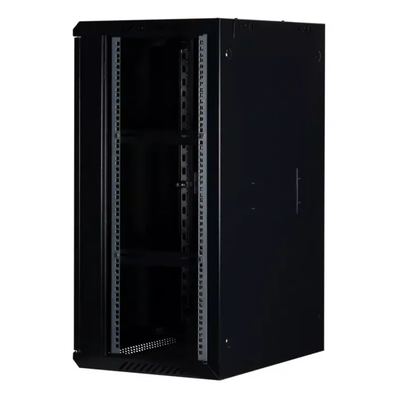 Rockstable 18U 19-tolline seinale paigaldatav rack must RS19-6418S
