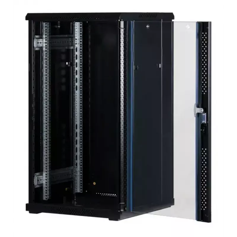 Rockstable 22U 19-tolline serverikapp karastatud klaasiga RS19-6622