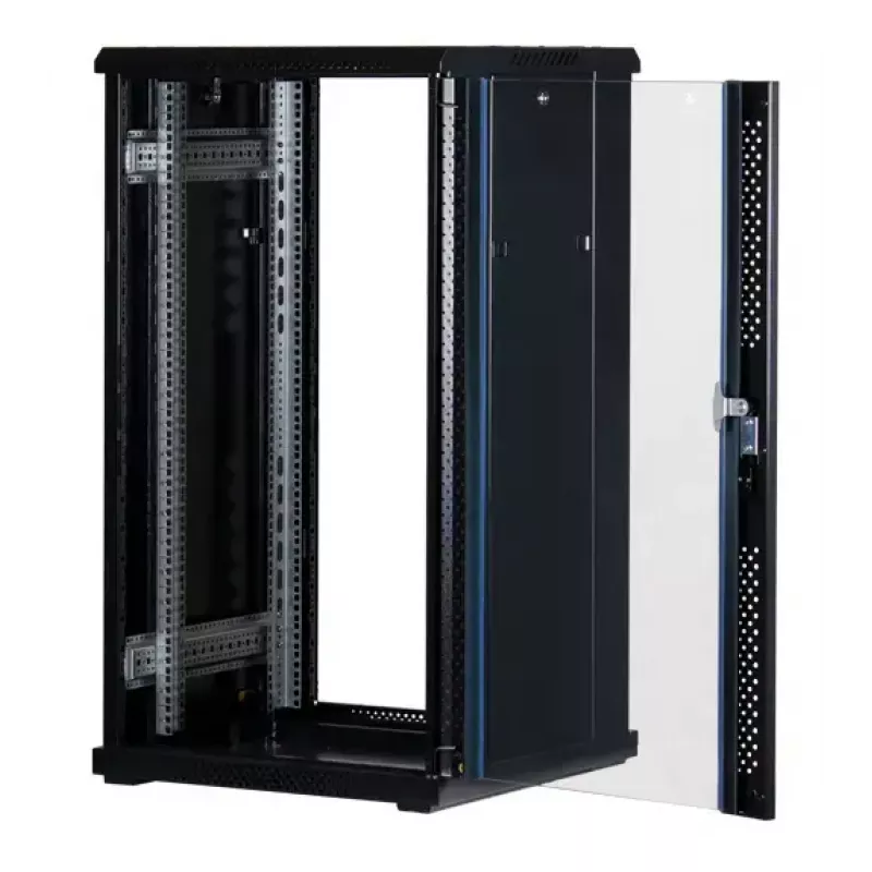 Rockstable 22U 19-tolline serverikapp karastatud klaasiga RS19-6622