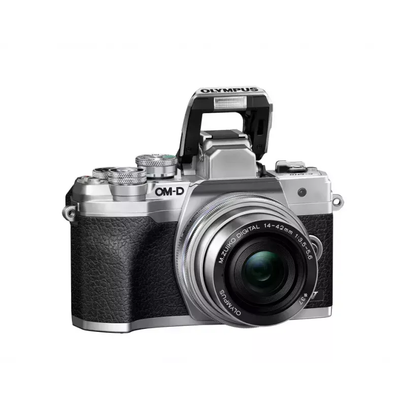 Kaamera Olympus OM-D E-M10 Mark IV MILC 20,3 MP 4/3 tolli hõbedane