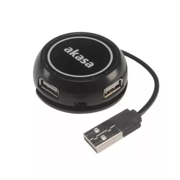 USB Hub Akasa Connect4C 4-IN-1 Must
