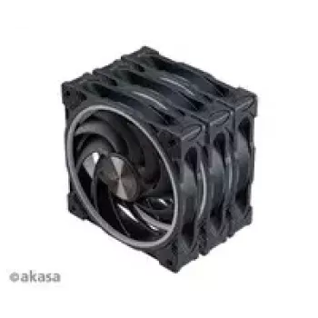 Aksiaalkorpuse ventilaatorikomplekt Akasa SOHO AR LED 12 cm RGB, 3 tk