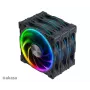 Aksiaalkorpuse ventilaatorikomplekt Akasa SOHO AR LED 12 cm RGB, 3 tk