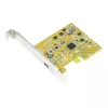 Sisemine USB 3.2 Gen 1 (3.1 Gen 1) liidesekaart Sunix USB2321C — PCI host, 20 Gbit/s, 79,3×68,5 mm
