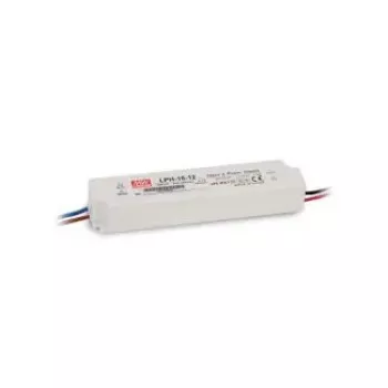 Valgustustarvik MEAN WELL LPH-18-12, Synergy21 — 12 V, vahelduvvool 180–264 V, 47–63 Hz, 175 g, 30×22 mm, valge