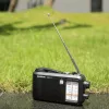 Kaasaskantav raadio Sangean MMR-77 analoog AM FM must 3,5 mm kõrvaklapipesa