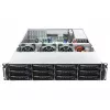 Server barebone ASRock 2U12L2S-SIENA (2U)—AMD SoC, Socket SP6, 12×3,5 tolli + 2×2,5 tolli sahtlit, 800 W toiteplokk, DDR5 kuni 96 GB