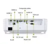 Acer lühivisega projektor S1387n, WXGA 1280x800, 4000 ANSI, 20 000:1, HDMI/VGA/RJ45, 16 W kõlar, 3,1 kg