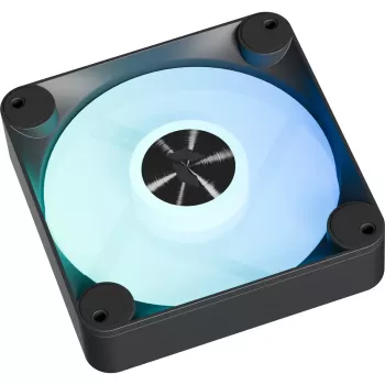 Korpuse ventilaator APNX FP1-R 120 mm, must, vastupidine õhuvool, 3 tk pakendis