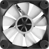 Korpuse ventilaator APNX FP1-R 120 mm, must, vastupidine õhuvool, 3 tk pakendis