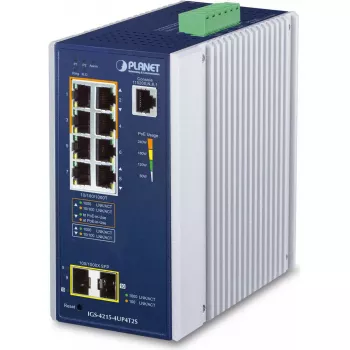 Hallatav kommutaator PLANET IGS-4215-4UP4T2S L2/L4 Gigabit Ethernet PoE 8 porti