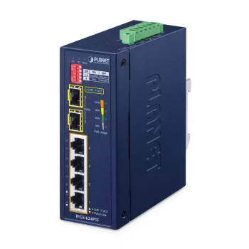 Haldamata kommutaator PLANET IFGS-624PTF 4 pordiga Fast Ethernet PoE