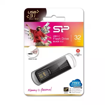 USB-mälupulk Silicon Power 32 GB USB-tüüp-A 3.2 Gen 1 Blaze B50