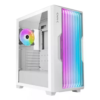 PC case Azza Guardian Glass Midi Tower Valge