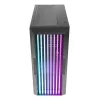 PC Case AZZA Guardian Glass Midi Tower — Must, ATX/Micro‑ATX/ITX/EATX, toetab 3.5 tolli×2 / 2.5 tolli×4, ees 120/140 mm ventilaatorid
