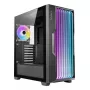 PC Case AZZA Guardian Glass Midi Tower — Must, ATX/Micro‑ATX/ITX/EATX, toetab 3.5 tolli×2 / 2.5 tolli×4, ees 120/140 mm ventilaatorid