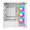 PC Midi Tower AZZA Cove (CSAZ-570W) — must, ATX/Micro-ITX/ITX, 3x120mm küljeventilaatorit, 1x120mm tagaventilaator, toetab 2,5-tolliseid ja 3,5-tolliseid kettaseadmeid