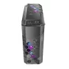 Arvutikorpus AZZA STORM ARGB Full Tower — must, ATX/Micro-ATX/EATX tugi, 2x 3,5-tolline + 6x 2,5-tolline sahtel, ARGB-ventilaatorid eelpaigaldatud