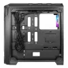 Arvutikorpus AZZA STORM ARGB Full Tower — must, ATX/Micro-ATX/EATX tugi, 2x 3,5-tolline + 6x 2,5-tolline sahtel, ARGB-ventilaatorid eelpaigaldatud