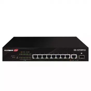 Hallatav kommutaator Edimax GS-5210PLG 8 pordiga Gigabit Ethernet PoE must