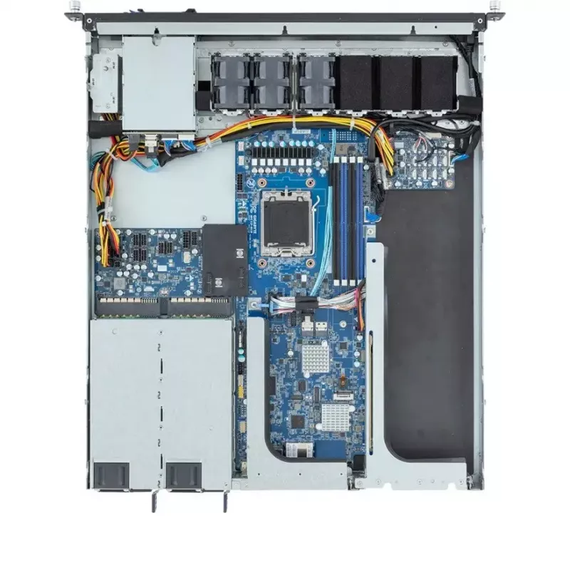 Rack-server 1U GIGABYTE E133-C10-AAG1 — Socket AM5, AMD EPYC 4004 tugi, 4x DDR5 DIMM, 800W 80 PLUS Titanium PSU