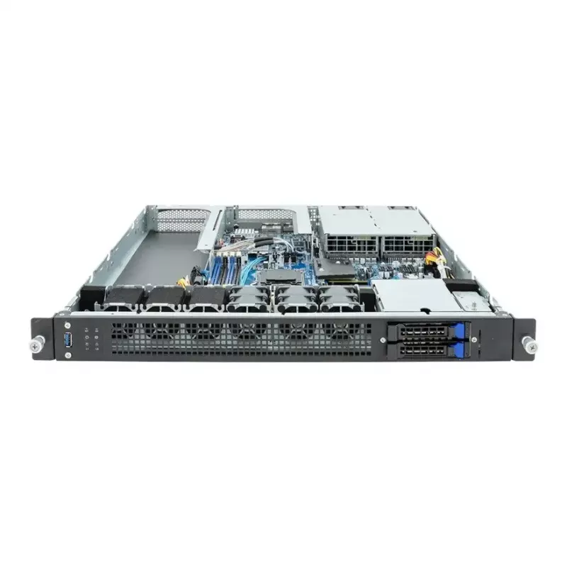 Rack-server 1U GIGABYTE E133-C10-AAG1 — Socket AM5, AMD EPYC 4004 tugi, 4x DDR5 DIMM, 800W 80 PLUS Titanium PSU