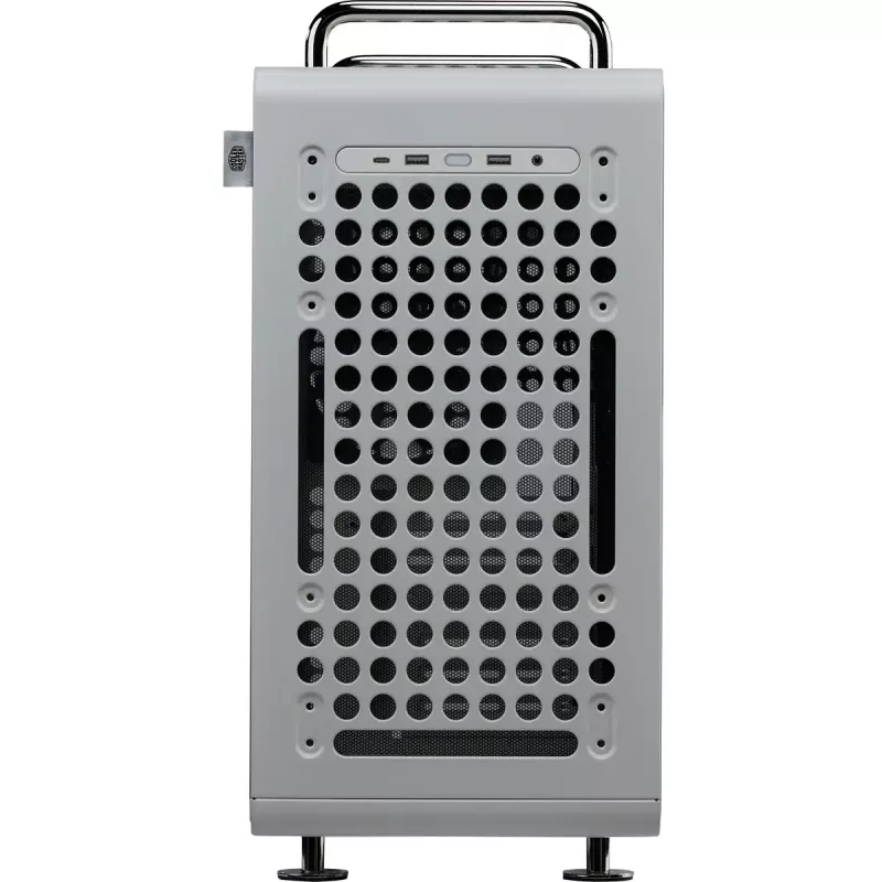 Arvutikorpus Cooler Master QUBE 540 Moonstone — kesktorn, karastatud klaasist külgpaneeliga (hall)