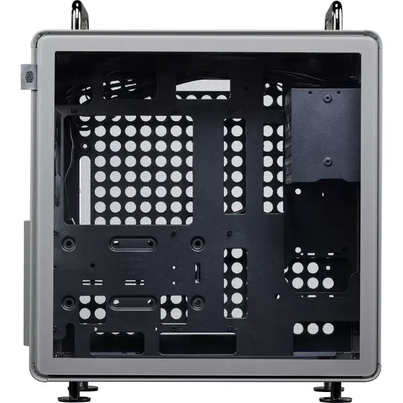 Arvutikorpus Cooler Master QUBE 540 Moonstone — kesktorn, karastatud klaasist külgpaneeliga (hall)