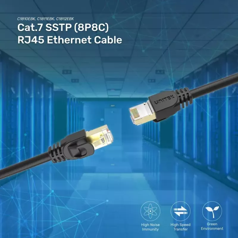 Võrgukaabel UNITEK C1815EBK RJ-45 RJ-45 20 m Must