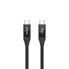 USB4 Gen 2x2 USB-C-kaabel Unitek C14100BK-0.8M — 0,8 m, USB-C to USB-C, 40 Gbit/s, must
