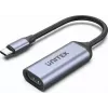 USB-C HDMI-adapter Unitek V1416B, hall, ühe pordiga video väljund