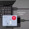 UNITEK USB-kaabel C14103BK-1.5M USB 3.2 Gen 1 USB A USB C Must 1,5 m