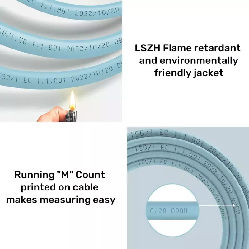 Võrgukaabel UNITEK C18122BL RJ45 Cat7 305m Sinine