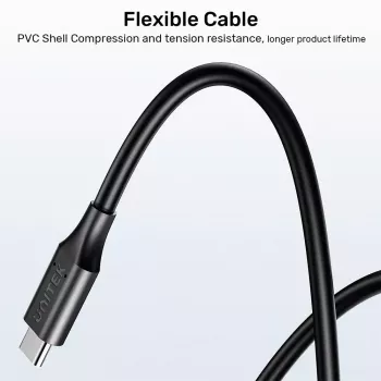 Toitekaabel UNITEK C14115BK-1.8M USB C DC 1.8m 20V 3.25A