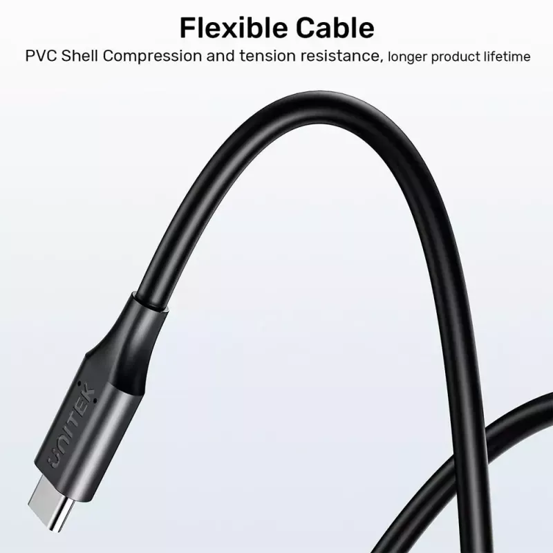 Toitekaabel UNITEK C14115BK-1.8M USB C DC 1.8m 20V 3.25A