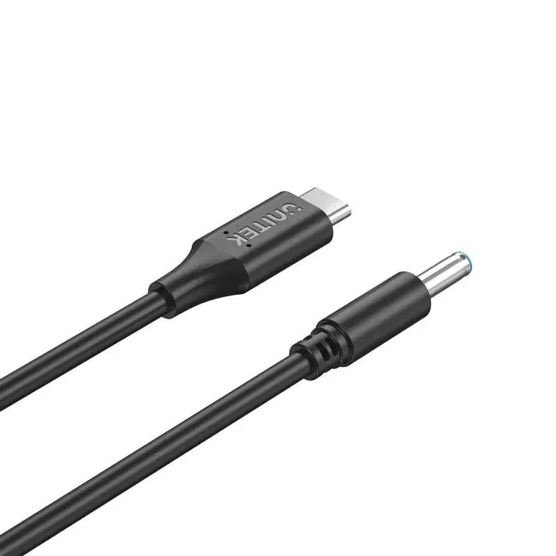 Toitekaabel UNITEK C14117BK-1.8M USB C DC 1,8m 20V 3,25A
