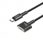 Toitekaabel UNITEK C14121BK-1M Must MagSafe 3 USB C 1m 28V 5A