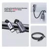USB-kaabel UNITEK C14123BK-3M USB 2.0 USB C 3m must hall